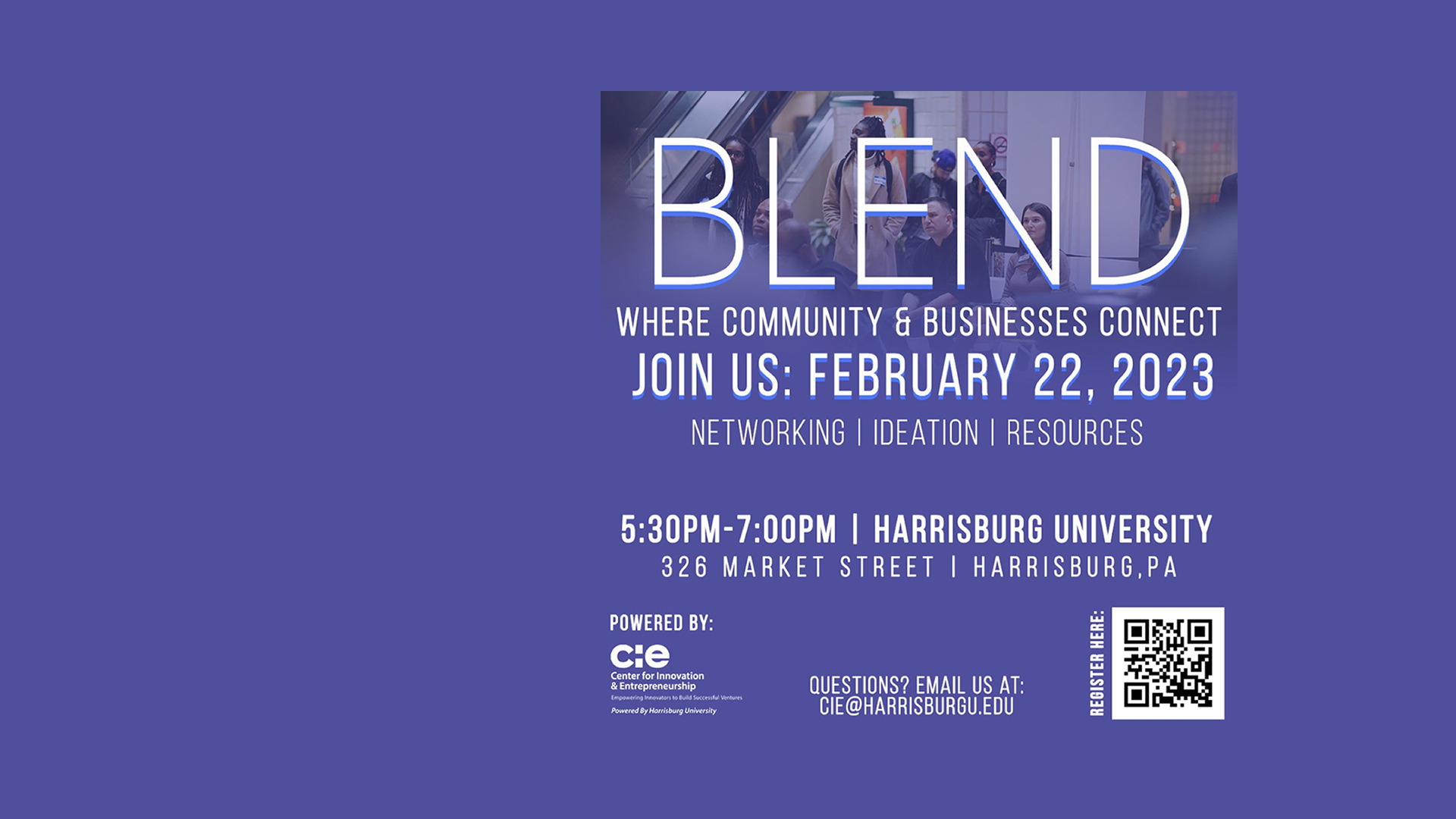 HU CIE to host ‘Blend’ networking event Harrisburg University